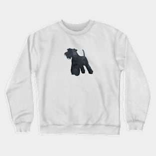 Schnauzer Dog Art Silhouette Crewneck Sweatshirt